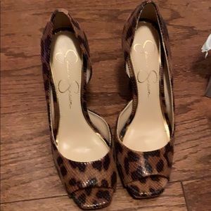 Jessica Simpson platform heels